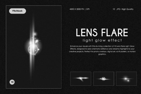 Download Lens Flare – Light Glow Effect Set - Glow Collection