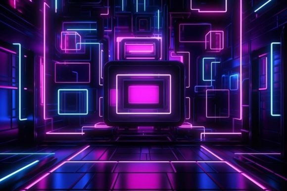 Download Cyberpunk Neon Effects Neon Background - Neon background Collection