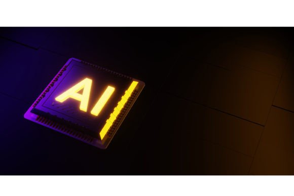 Download Glowing Chip with Sigh in Yellow Light - Glow Collection