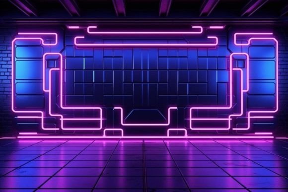 Download Cyberpunk Neon Effects Neon Background - Neon background Collection