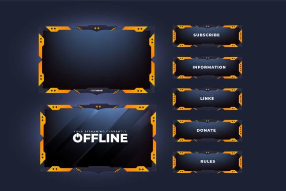 Download Live Streaming Overlay Screen Panel - Live Collection