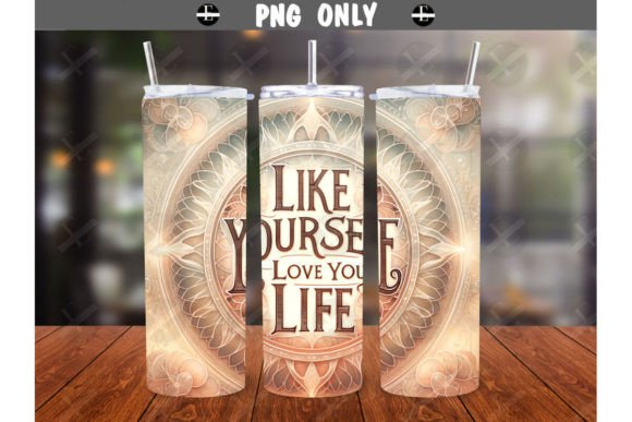 Download Inspiration Tumbler Wrap Live Laugh Love - Premium Resources