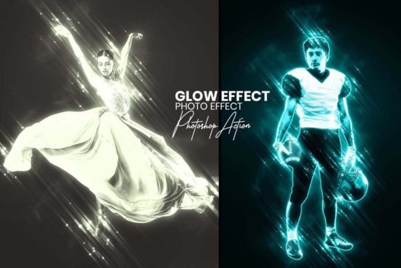 Download Glow Effect in Photoshop Action - Glow Collection