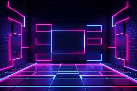 Download Cyberpunk Neon Effects Neon Background - Neon background Collection