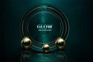 Download Green Glow 3d Background Dark - Glow Collection