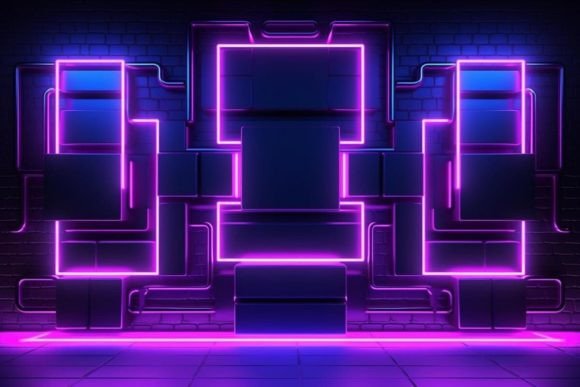 Download Cyberpunk Neon Effects Neon Background - Neon background Collection
